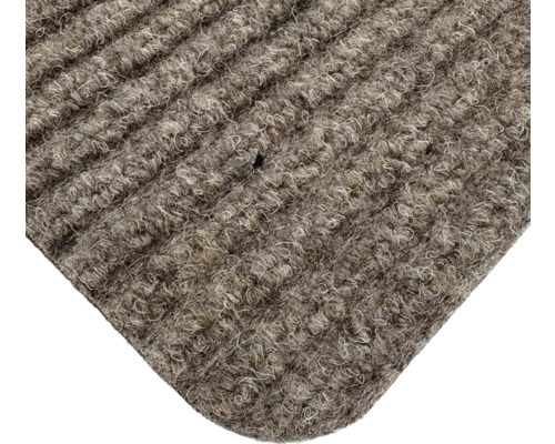 Detailansicht einer Fußmatte mit gerippter Struktur