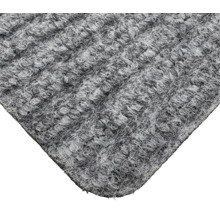 Detailansicht einer grauen Schmutzfangmatte