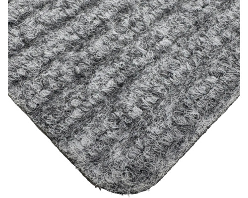 Detailansicht einer grauen Schmutzfangmatte