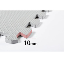 Detailansicht einer Puzzlespielmatte mit einer Dicke von 10 mm.