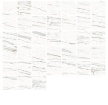 Fliesen mit Marmoroptik für Wand und Boden