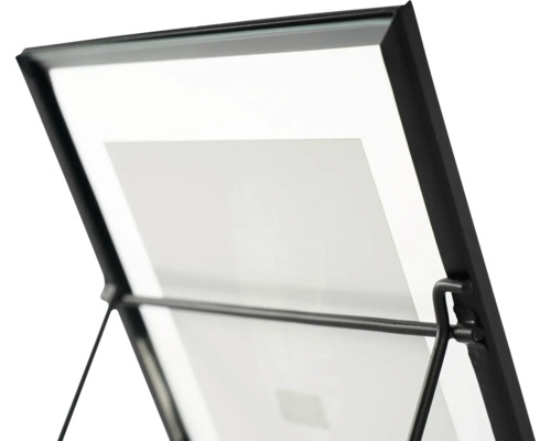 Schwarzer Bilderrahmen mit Glas