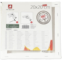 Keilrahmen 20x20 cm, geeignet für Acrylfarben, Ölfarben, Gouache und Tempera