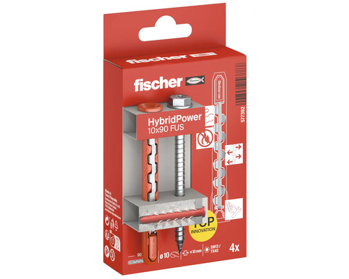 Fischer HybridPower Dübel 10x90 FUS, Verpackung