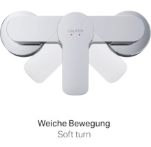 Laufen Logo auf Armatur