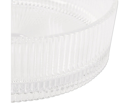 Glasplatte mit Rillenstruktur