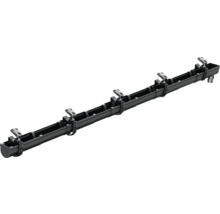 Dachrinne mit Rinnenhaltern und Ablaufrohr