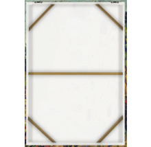 Rückseite einer Leinwand mit Holzrahmen