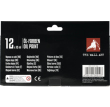 Packung mit zwölf Ölfarben