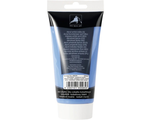 Tube Künstler-Acrylfarbe Kobaltblau