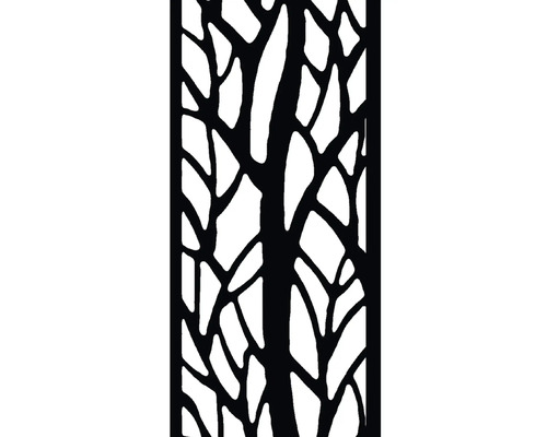 Dekoratives Zaunelement mit Baummuster