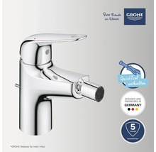 Bidetarmatur mit QuickTool und fünf Jahren Garantie