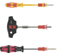 Drei Schraubendreher mit Schraubenhaltern im Set von Wera