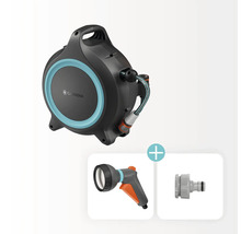 Gardena Schlauchbox mit Gartenschlauch, Spritze und Wasserhahnanschluss