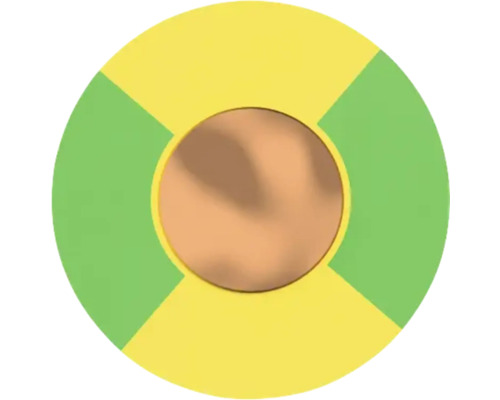 Runder Schwimmreifen mit Loch in der Mitte