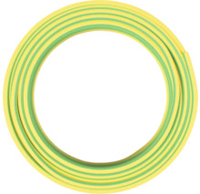 Gelbgrünes Erdungskabel in einer Rolle