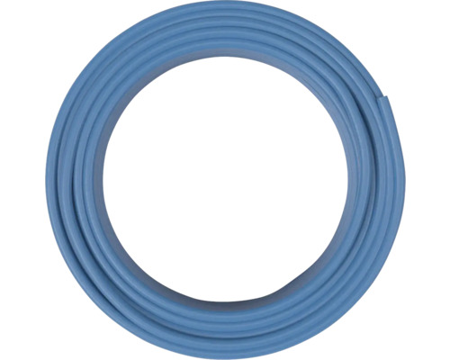 Blaues Heizungsrohr aus Kunststoff