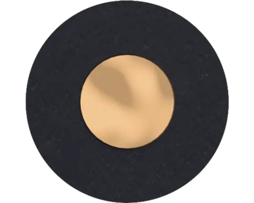 Kreisförmige Deckenleuchte mit zentralem Lichtpunkt