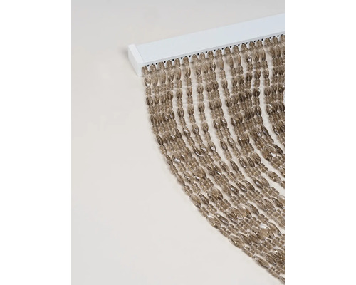 Dekorative Perlenkette mit weißer Aufhängung für Tür oder Fenster