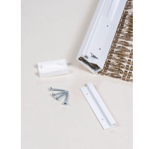 Gardinenschiene mit Zubehör und Schrauben