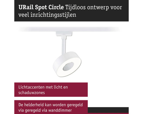 URail Spot Circle, zeitloses Design für viele Einrichtungsstile