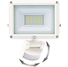 Weißer LED-Strahler mit Bewegungsmelder von Brennenstuhl