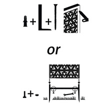 Abbildung von Montagevarianten für einen Sichtschutzzaun.