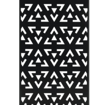 Dekorplatte mit geometrischem Dreiecksmuster