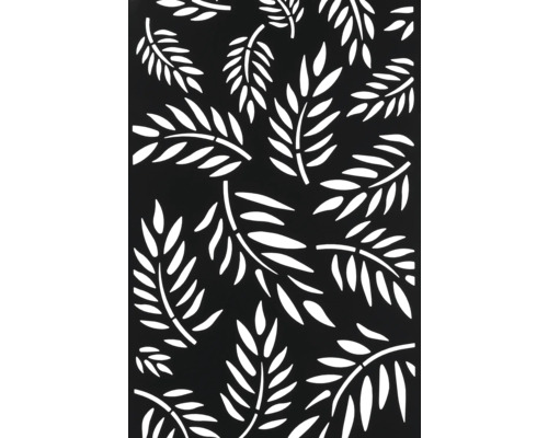 Dekorplatte mit Blattmuster