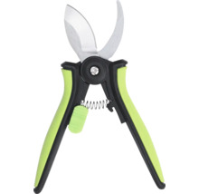 Gartenschere mit Schneideblatt und Griffen