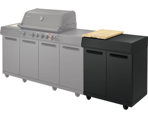 Grillküchenmodul mit Tür und Schneidebrett