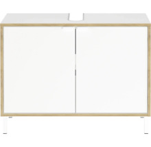 Waschbeckenunterschrank mit zwei Türen und Füßen