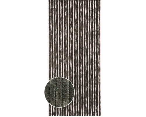 Textiler Duschvorhang mit Streifenmuster