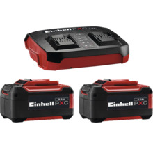Einhell Power X-Change Starter-Set mit Ladegerät und zwei Akkus