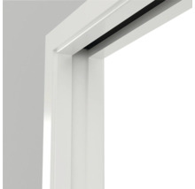 Detailansicht eines weißen Türrahmens