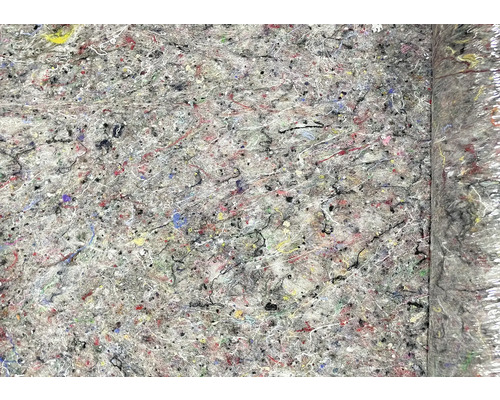 Detailansicht einer Rollen Trittschalldämmung aus Faser