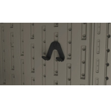 Werkzeughalterung für Gerätehauswand