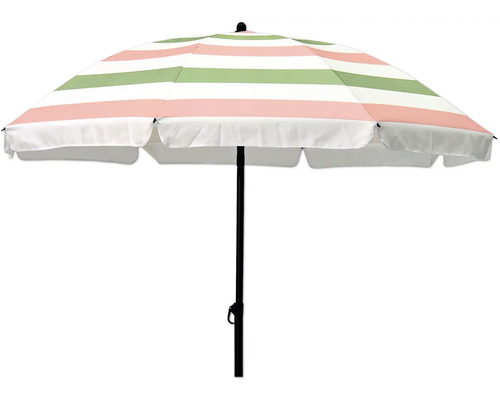 Sonnenschirm mit Streifenmuster für den Außenbereich