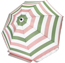 Gestreifter Sonnenschirm für den Garten