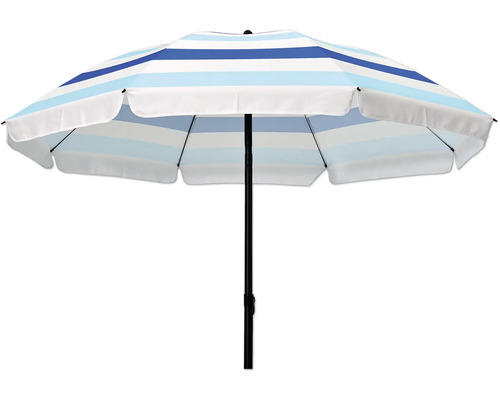 Gestreifter Sonnenschirm für den Garten