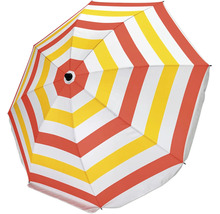 Strandsonnenschirm mit Streifenmuster