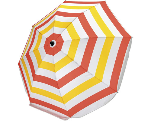 Strandsonnenschirm mit Streifenmuster