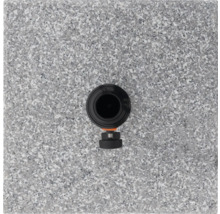 Granitplatte mit Sonnenschirmständer