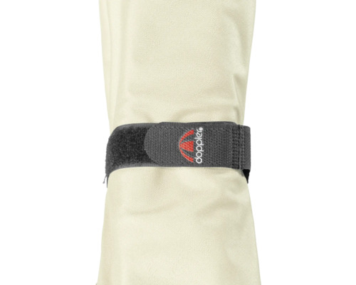 Doppler Logo auf Befestigungsband