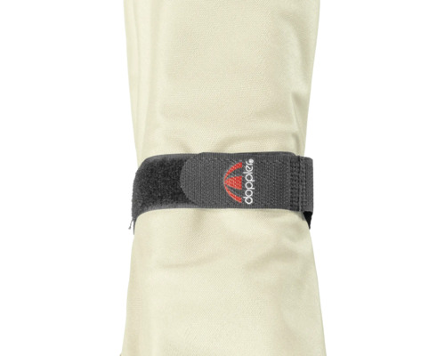 Doppler Logo auf einem Textilband