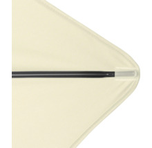 Detailansicht eines Sonnenschirms mit Streben