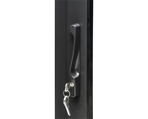 Griff mit Schlüssel für Tür