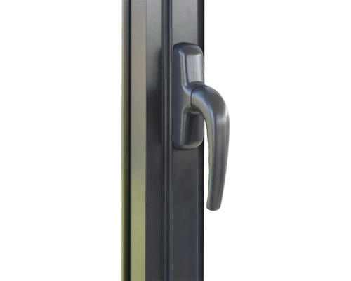 Detailansicht eines Fenstergriffs