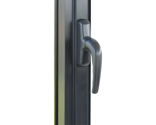 Fenstergriff an einem Fensterrahmen