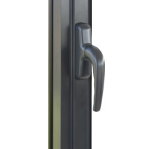 Nahaufnahme eines Fenstergriffs